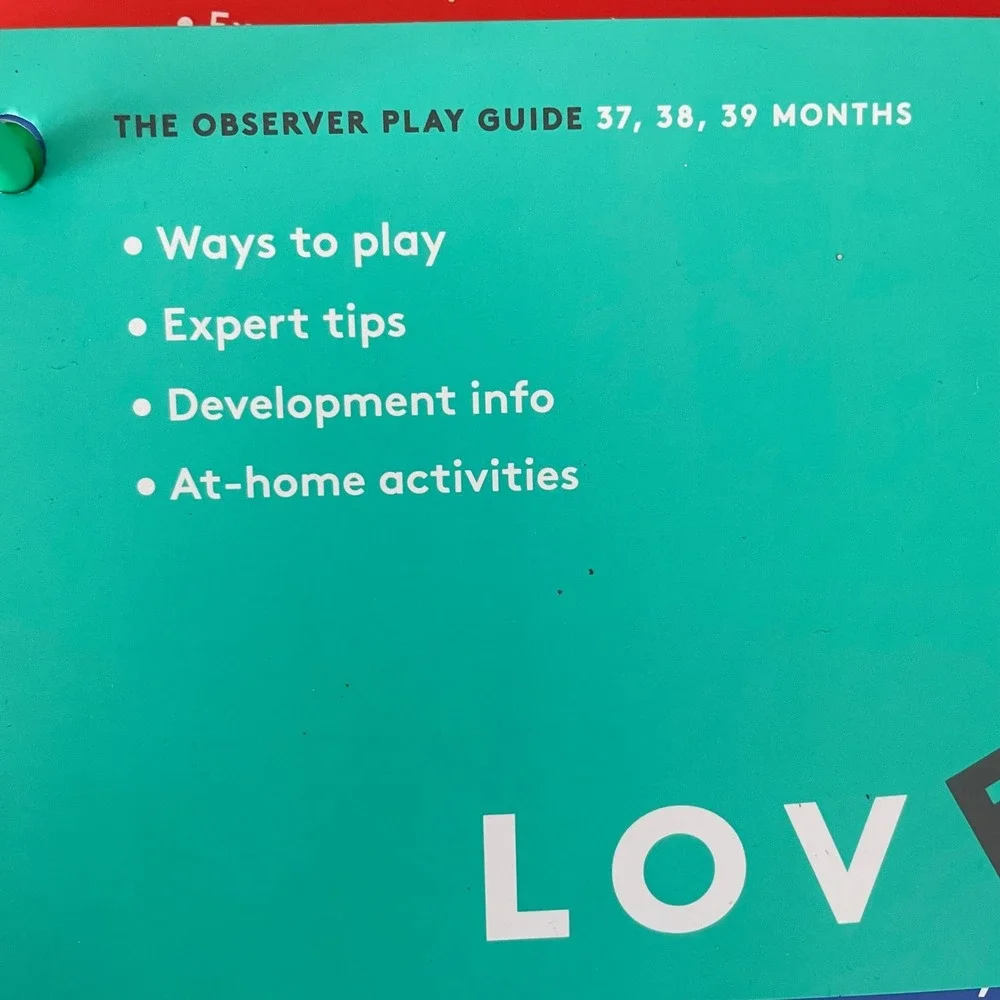 Lovevery‎ Play Guides LOT OF 6, 3-4 M, 11-18 M, 34-39 M